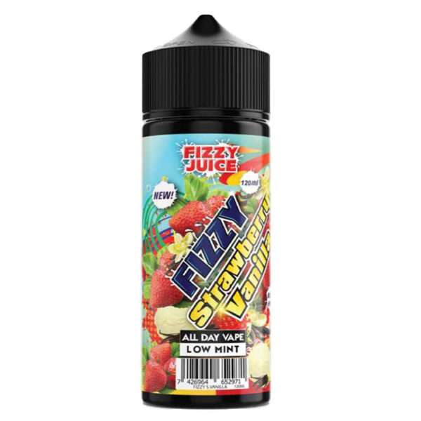  Strawberry Vanilla Shortfill E-Liquid by Mohawk & Co Fizzy 100ml 