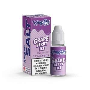 Grapeberry Ice Nic Salt E-Liquid by Kingston Salt 10ml