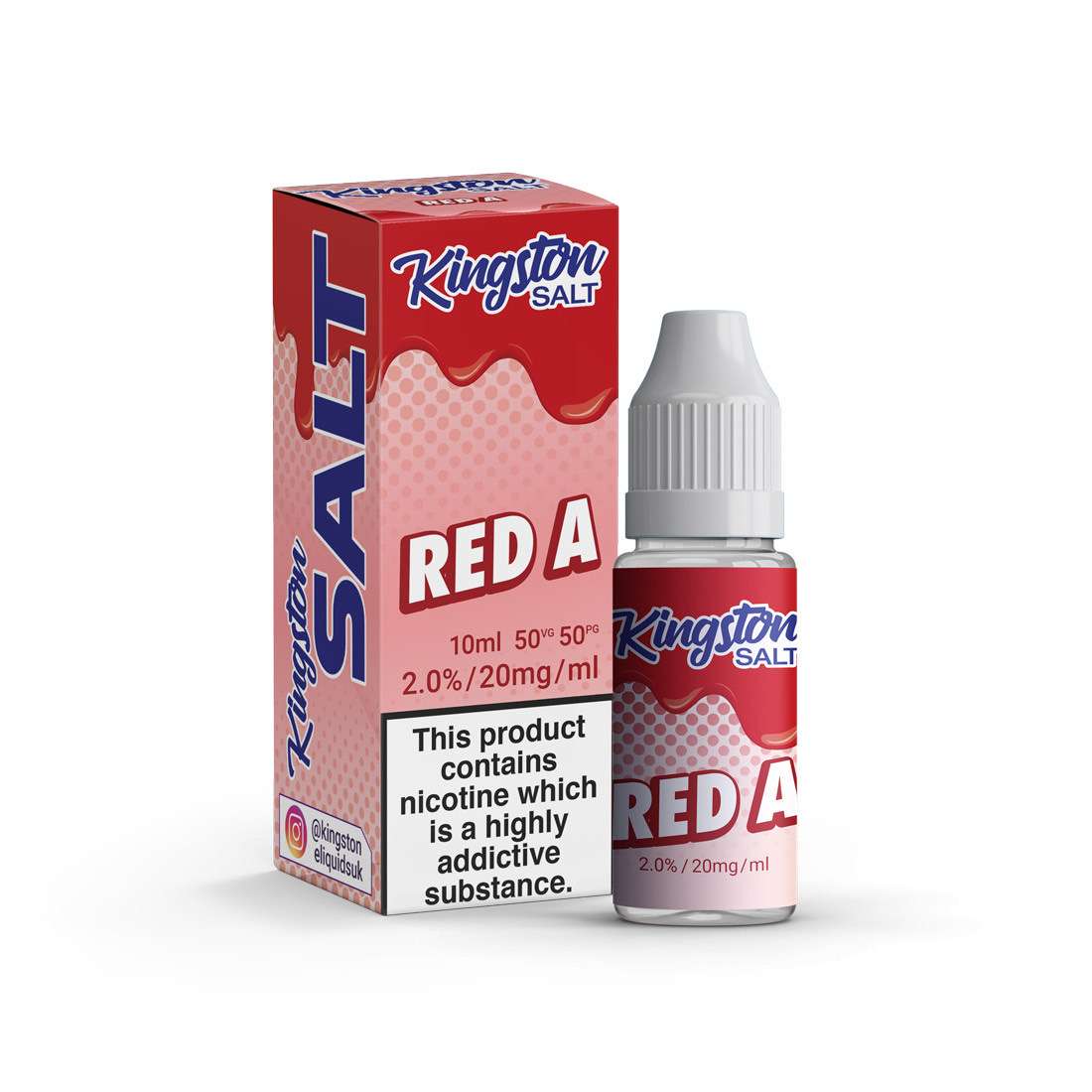  Red A Nic Salt E-Liquid by Kingston Salt 10ml 