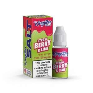 Strawberry & Lime Nic Salt E-Liquid by Kingston Salt 10ml