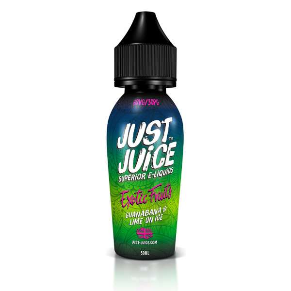 Just Juice E liquid - Guanabana & Lime On Ice - 50ml