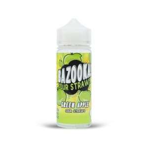 Bazooka E Liquid - Green Apple Sour Straws - 100ml
