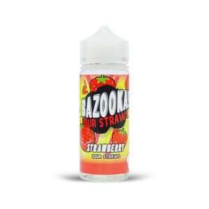 Bazooka E Liquid - Strawberry Sour Straws - 100ml