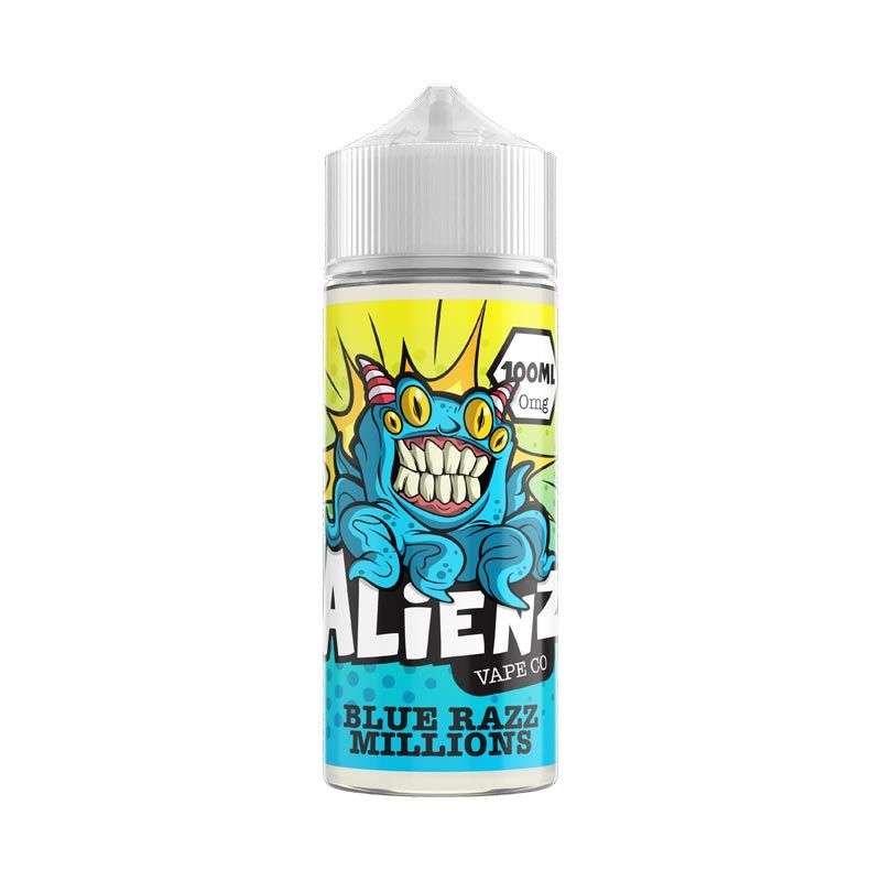 Alienz Vape Co E Liquid  - Blue Raaz Millions - 100ml