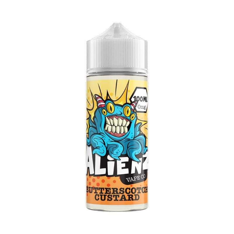 Alienz Vape Co E Liquid  - Butterscotch Custard - 100ml