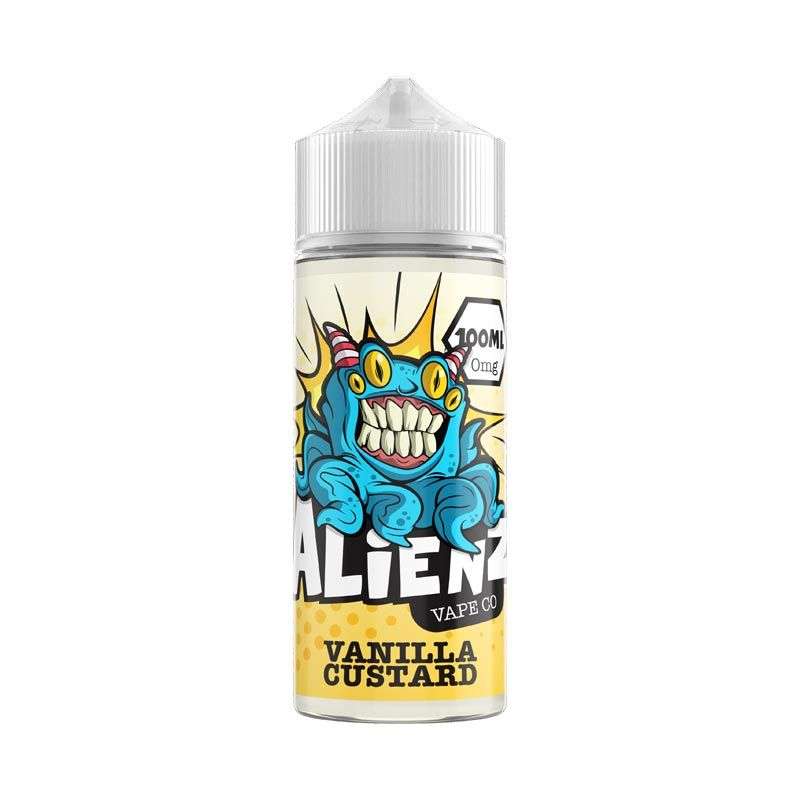 Alienz Vape Co E Liquid  - Vanilla Custard - 100ml