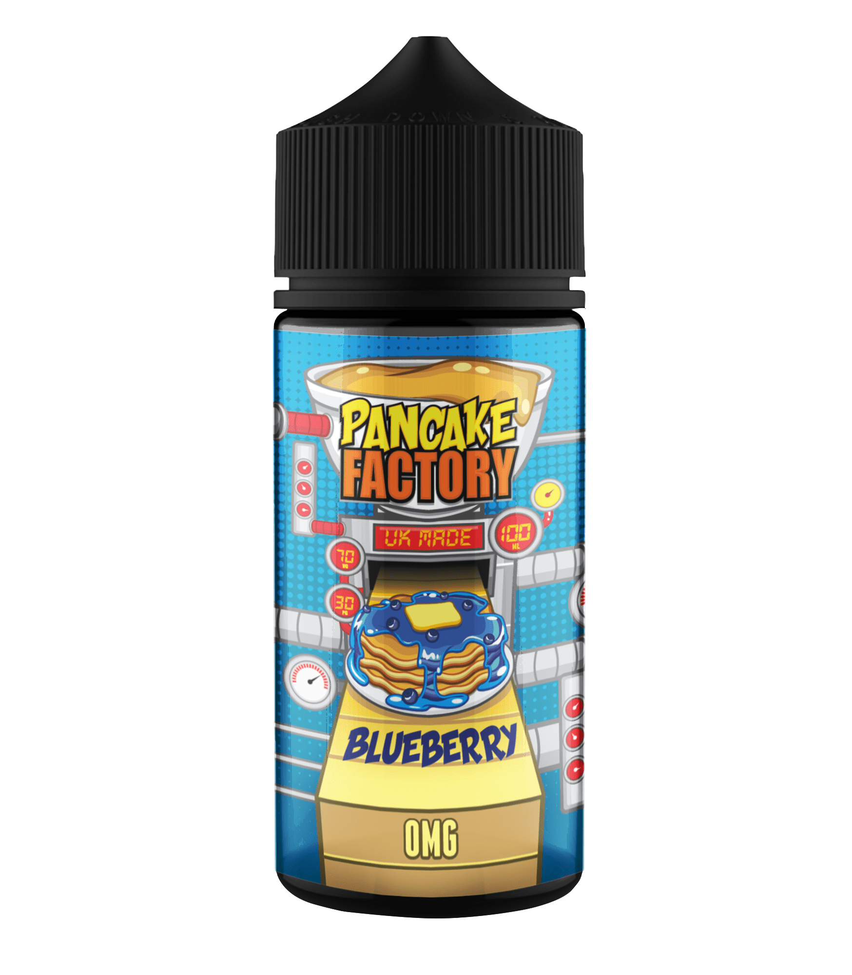 Pancake Factory E Liquid Blueberry 100ml Vape and Go