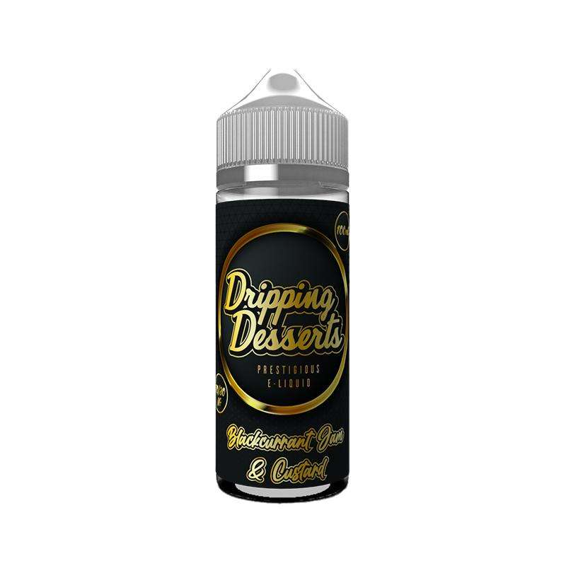 Dripping Desserts E Liquid - Blackcurrant Jam & Custard - 100ml