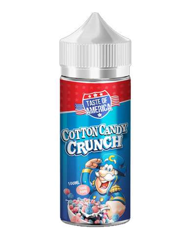  Taste Of America E liquid - Cotton Candy Crunch - 100ml 