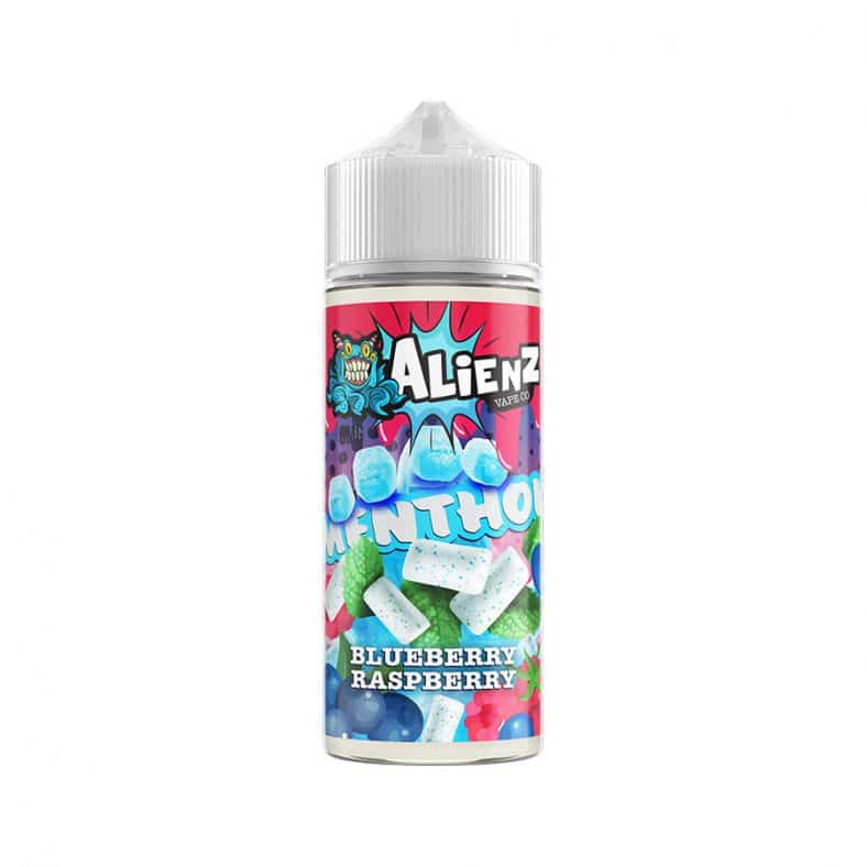 Alienz Vape Co Menthol E Liquid  - Blueberry Raspberry - 100ml