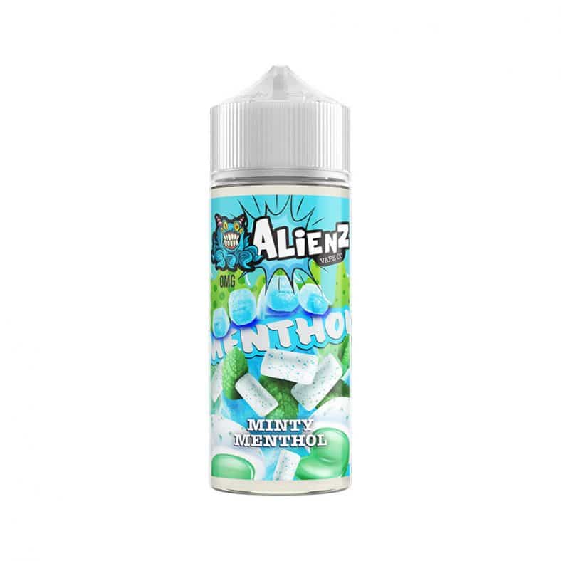 Alienz Vape Co Menthol E Liquid  - Minty Menthol - 100ml