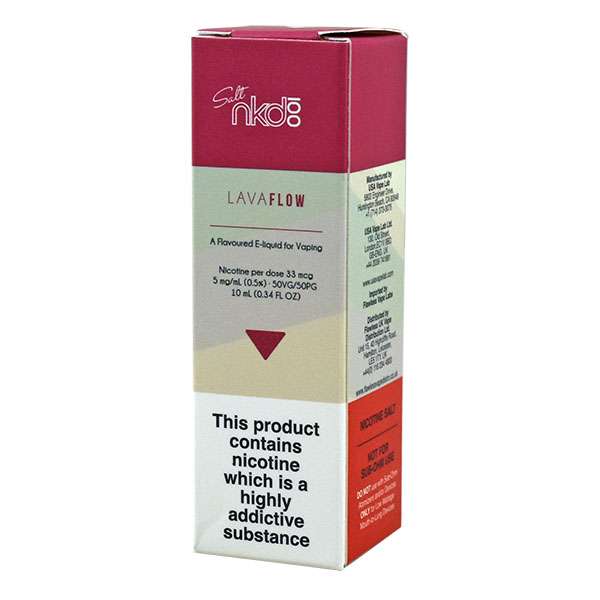 Naked 100 Nic Salt - Lava Flow - 10ml