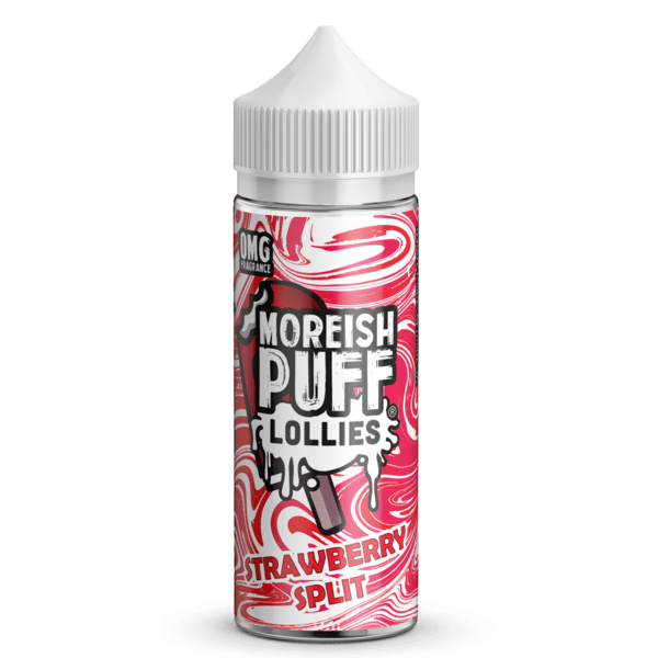  Moreish Puff Lollies E Liquid - Strawberry Split - 100ml 