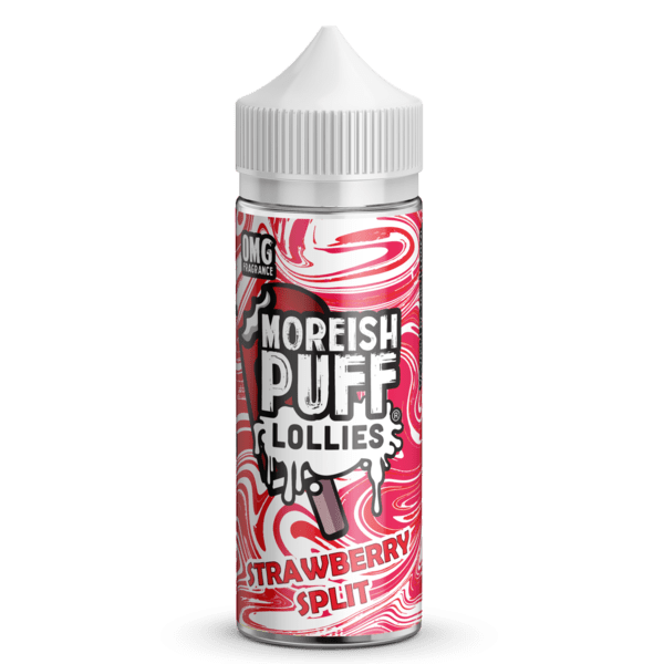 Moreish Puff Lollies E Liquid - Strawberry Split - 100ml