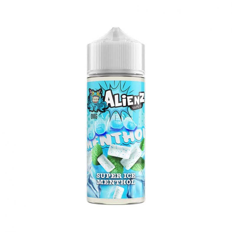 Alienz Vape Co Menthol E Liquid  - Super Ice Menthol - 100ml