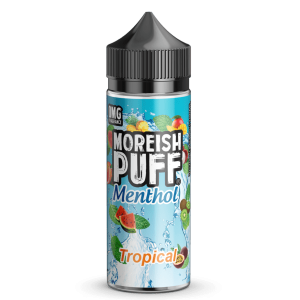 Moreish Puff Menthol E Liquid - Tropical - 100ml