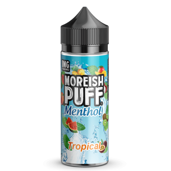  Moreish Puff Menthol E Liquid - Tropical - 100ml 