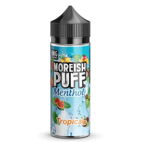 Moreish Puff Menthol E Liquid - Tropical - 100ml