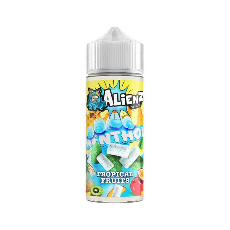 Alienz Vape Co Menthol E Liquid  - Tropical Fruits - 100ml