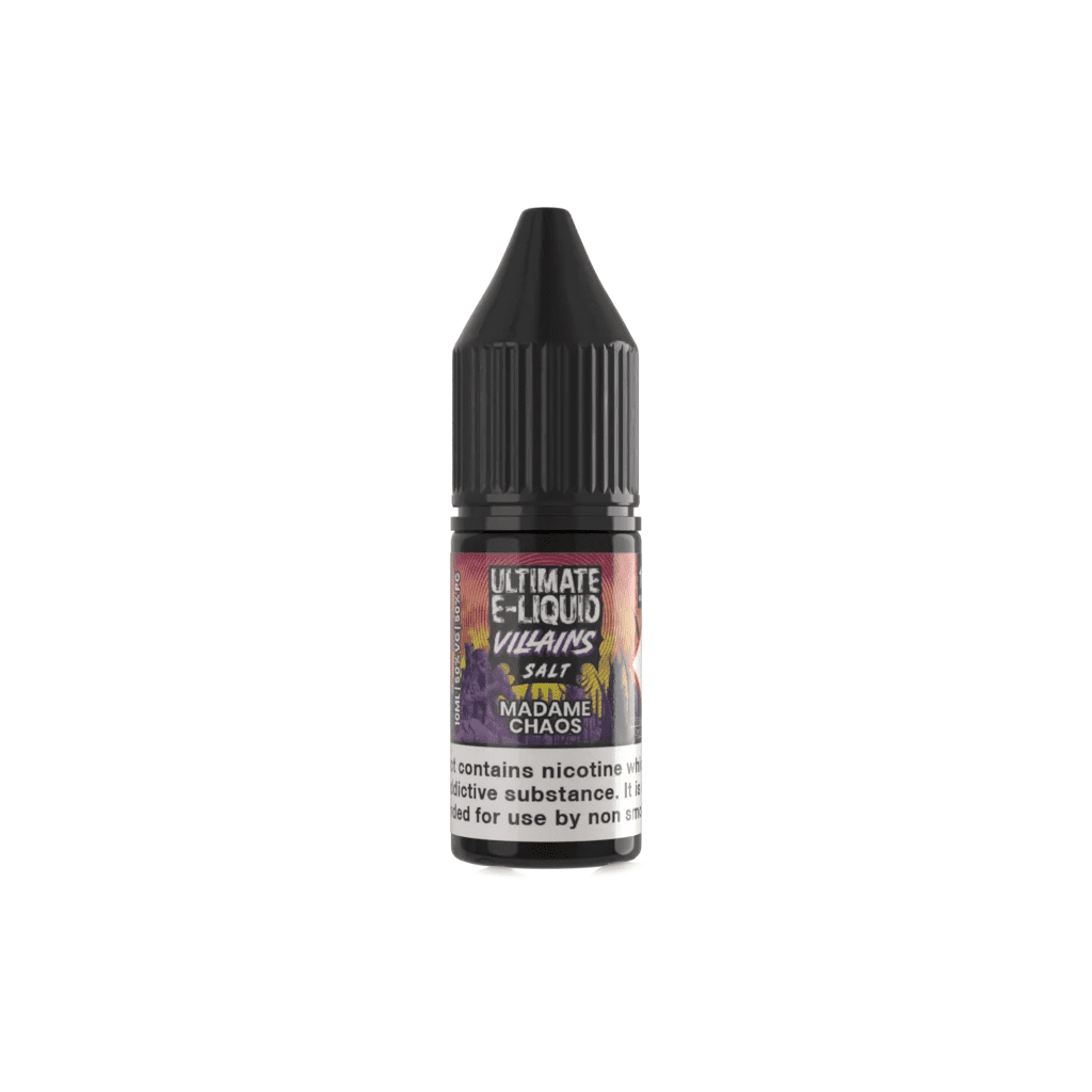 Madame Chaos Villains Nic Salt E-Liquid by Ultimate Salts 10ml