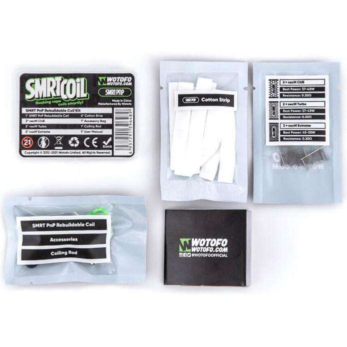 Wotofo PnP SMRT Coil Meshed - Cotton Set 10pcs