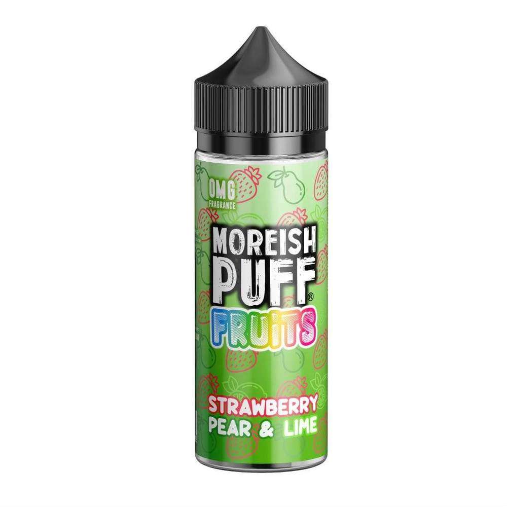 Moreish Puff Fruits E Liquid - Strawberry, Pear & Lime - 100ml