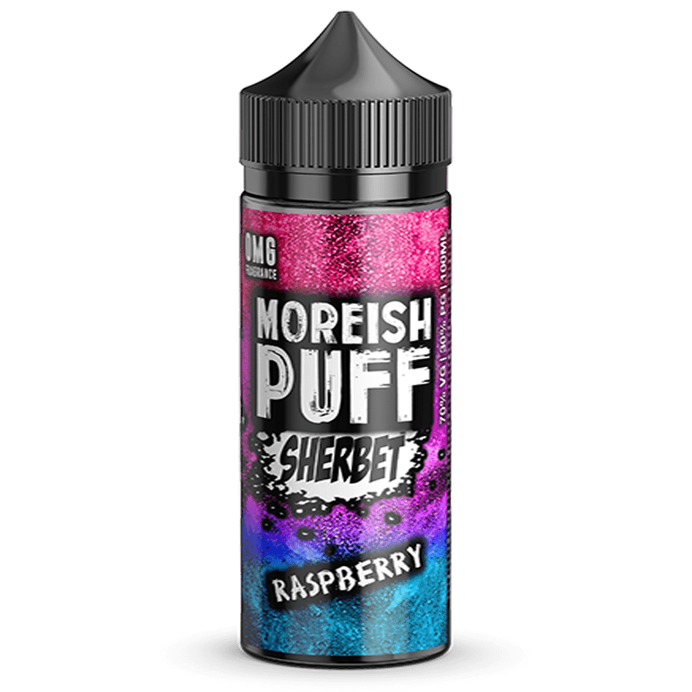  Moreish Puff E Liquid - Raspberry Sherbet - 100ml 