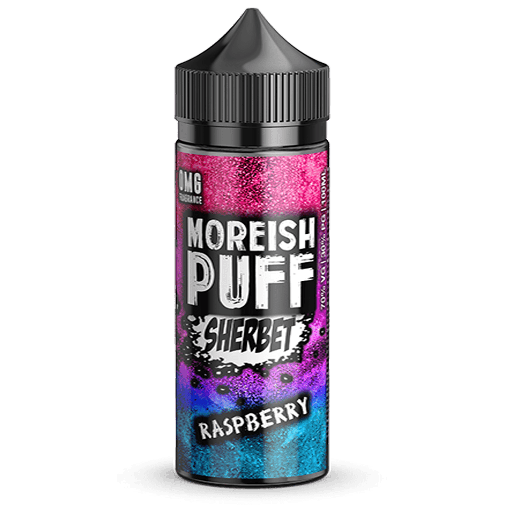 Moreish Puff E Liquid - Raspberry Sherbet - 100ml