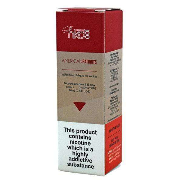 Naked 100 Nic Salt - American Patriot - 10ml