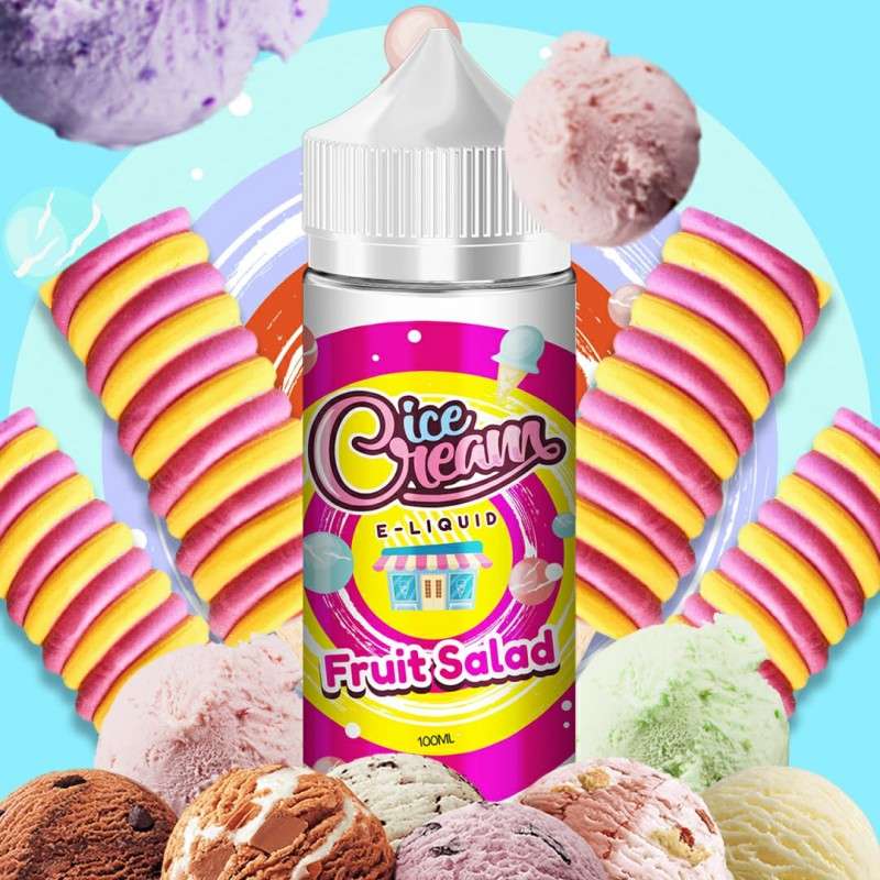 Ice Cream E liquid - Fruit Salad - 100ml