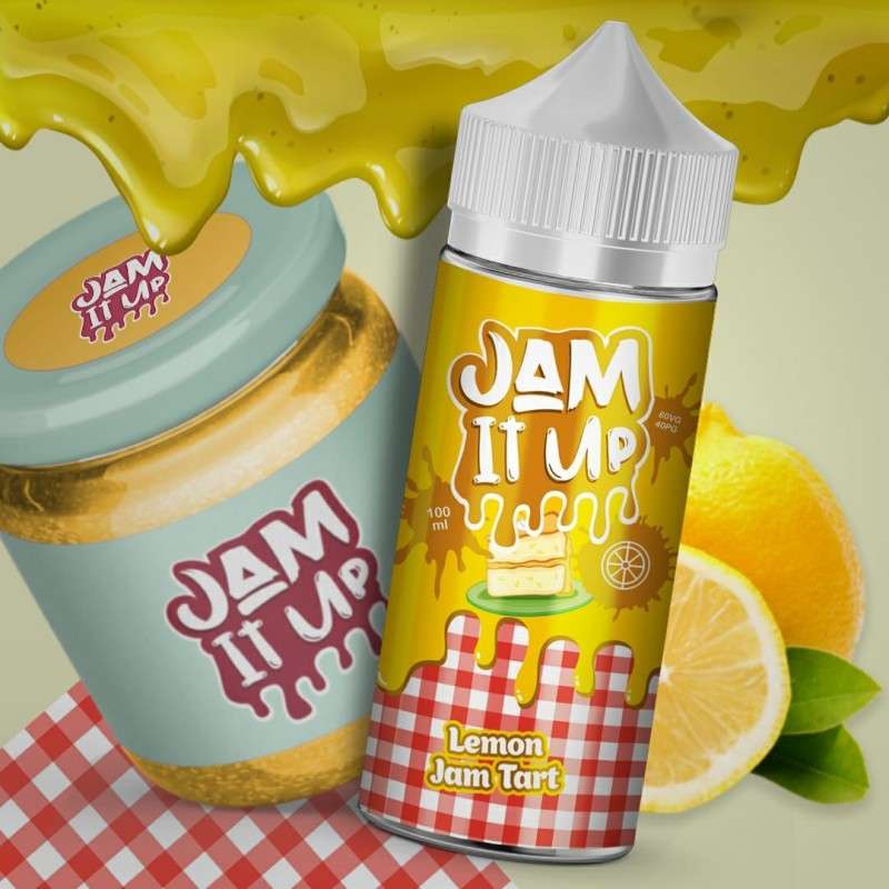 Jam It Up E liquid - Lemon Jam Tart - 100ml
