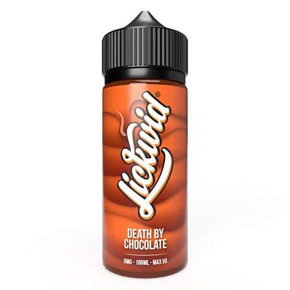 Lickwid E Liquid - Death By Chocolate - 100ml