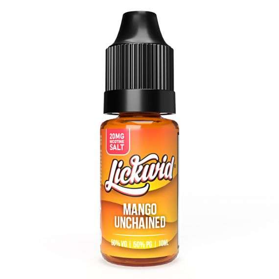 Mango Unchained Nic Salt E-Liquid by Lickwid Nic Salt 10ml