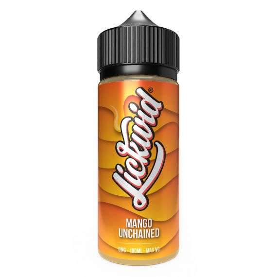 Lickwid E Liquid - Mango Unchained - 100ml