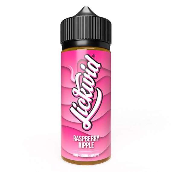 Lickwid E Liquid - Raspberry Ripple - 100ml