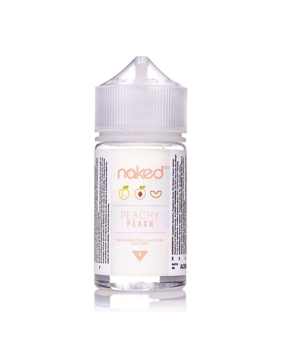 Naked 100 E Liquid - Peachy Peach - 50ml