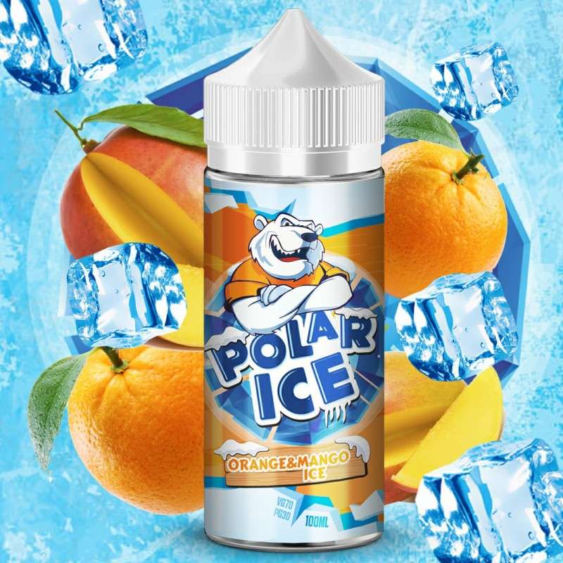 Polar Ice E liquid - Orange & Mango Ice - 100ml