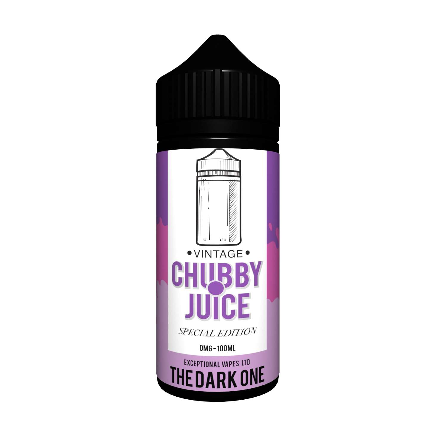  Chubby Juice E Liquid Special Edition - The Dark One - 100ml 