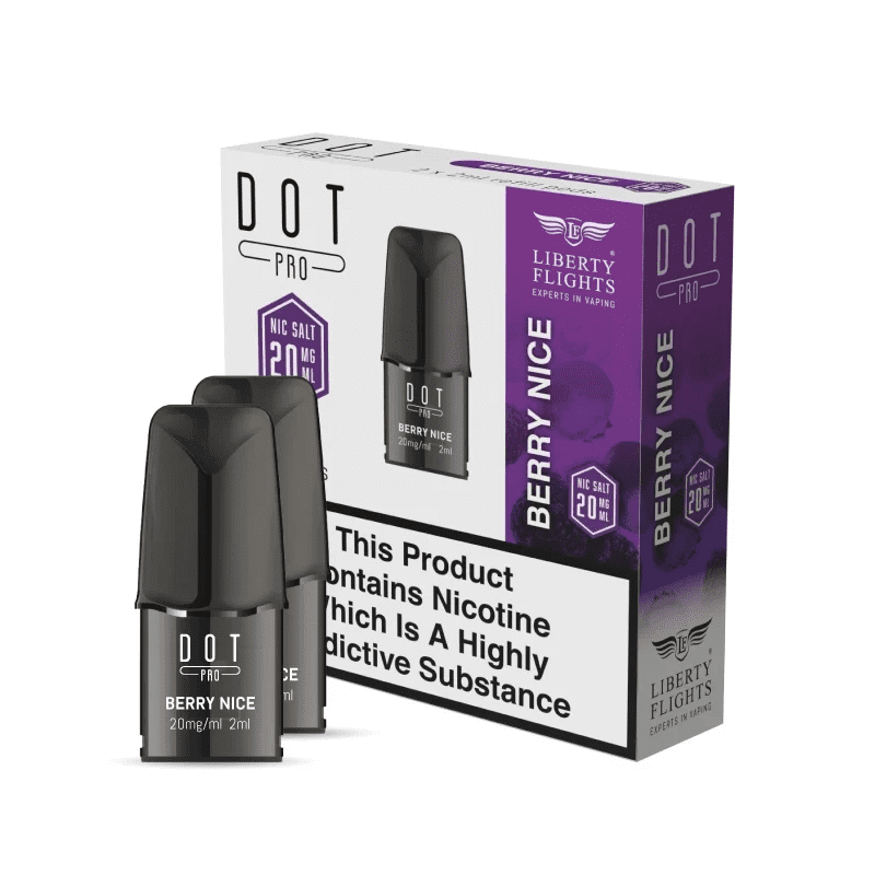Liberty Flights Dot Pro Refill Pods - Berry Nice - (2 x 2ml)