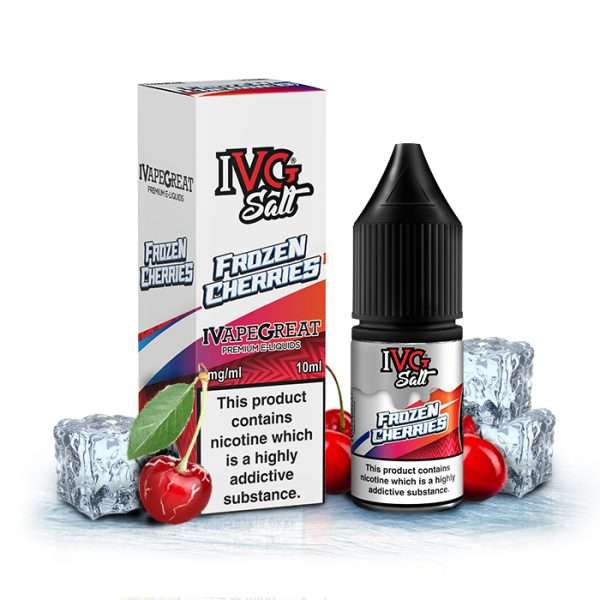  Frozen Cherries Nic Salt E-Liquid By IVG 10ml 
