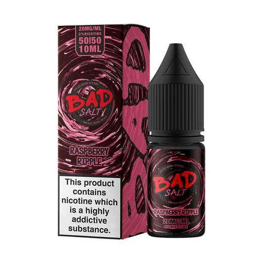 Bad Salt Nic Salt - Raspberry Ripple - 10ml