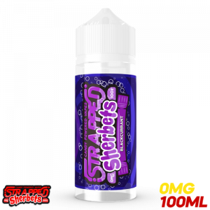 Strapped Sherbets E Liquid - Blackcurrant Sherbet - 100ml