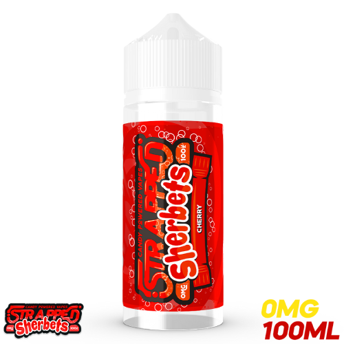 Strapped Sherbets E Liquid - Cherry Sherbet - 100ml