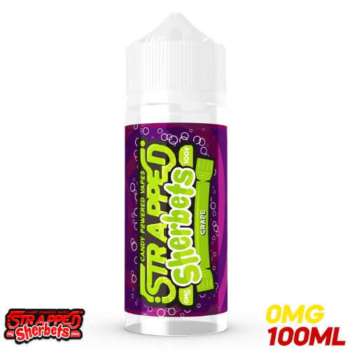 Strapped Sherbets E Liquid - Grape Sherbet - 100ml