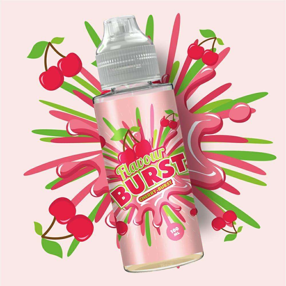 Flavour Burst E Liquid - Cherry Burst- 100ml