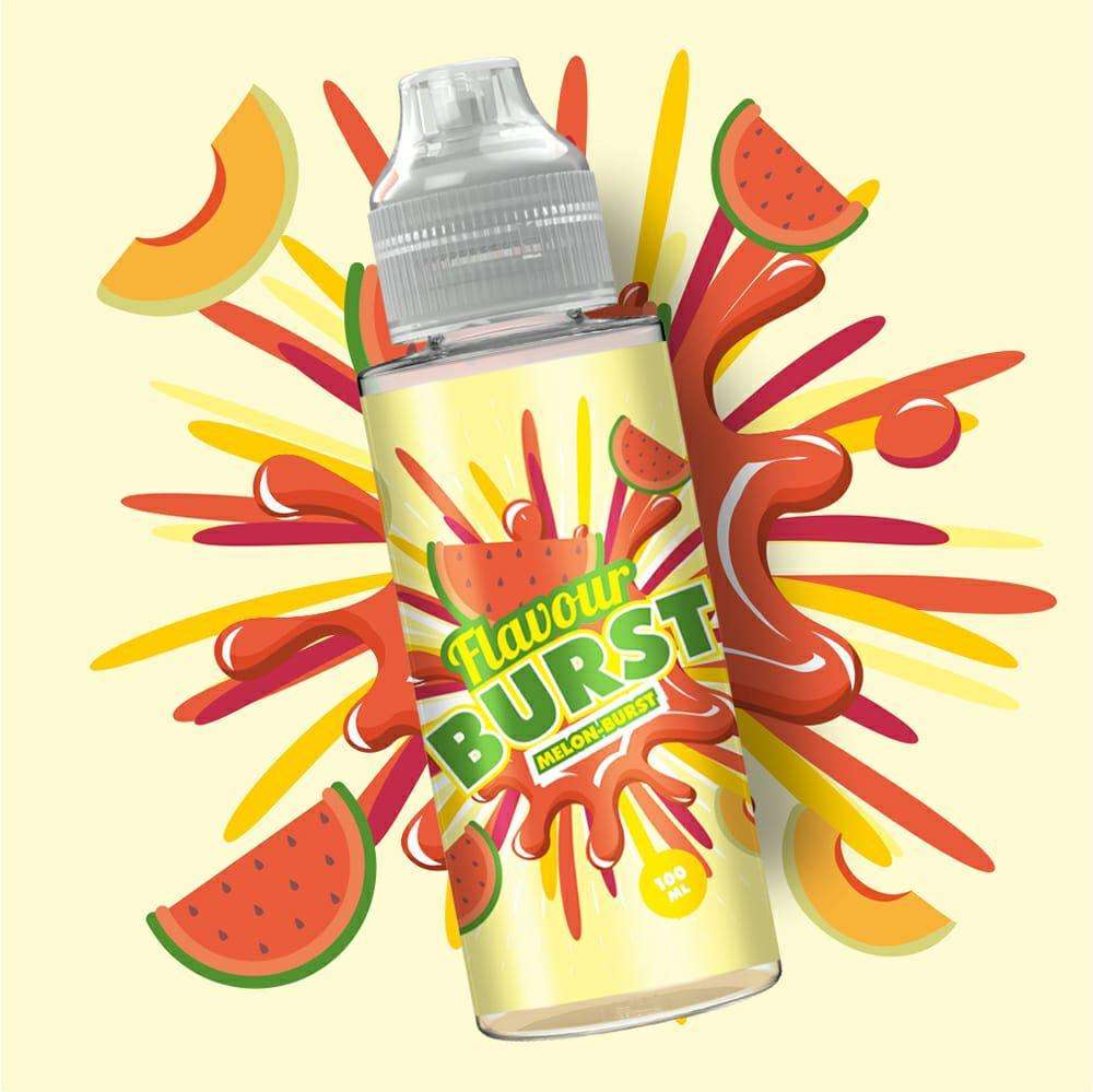 Flavour Burst E Liquid - Melon Burst - 100ml