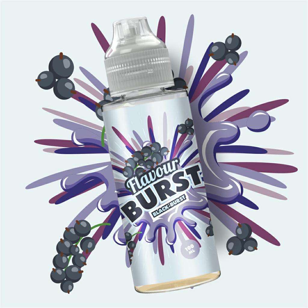 Flavour Burst E Liquid - Black Burst - 100ml