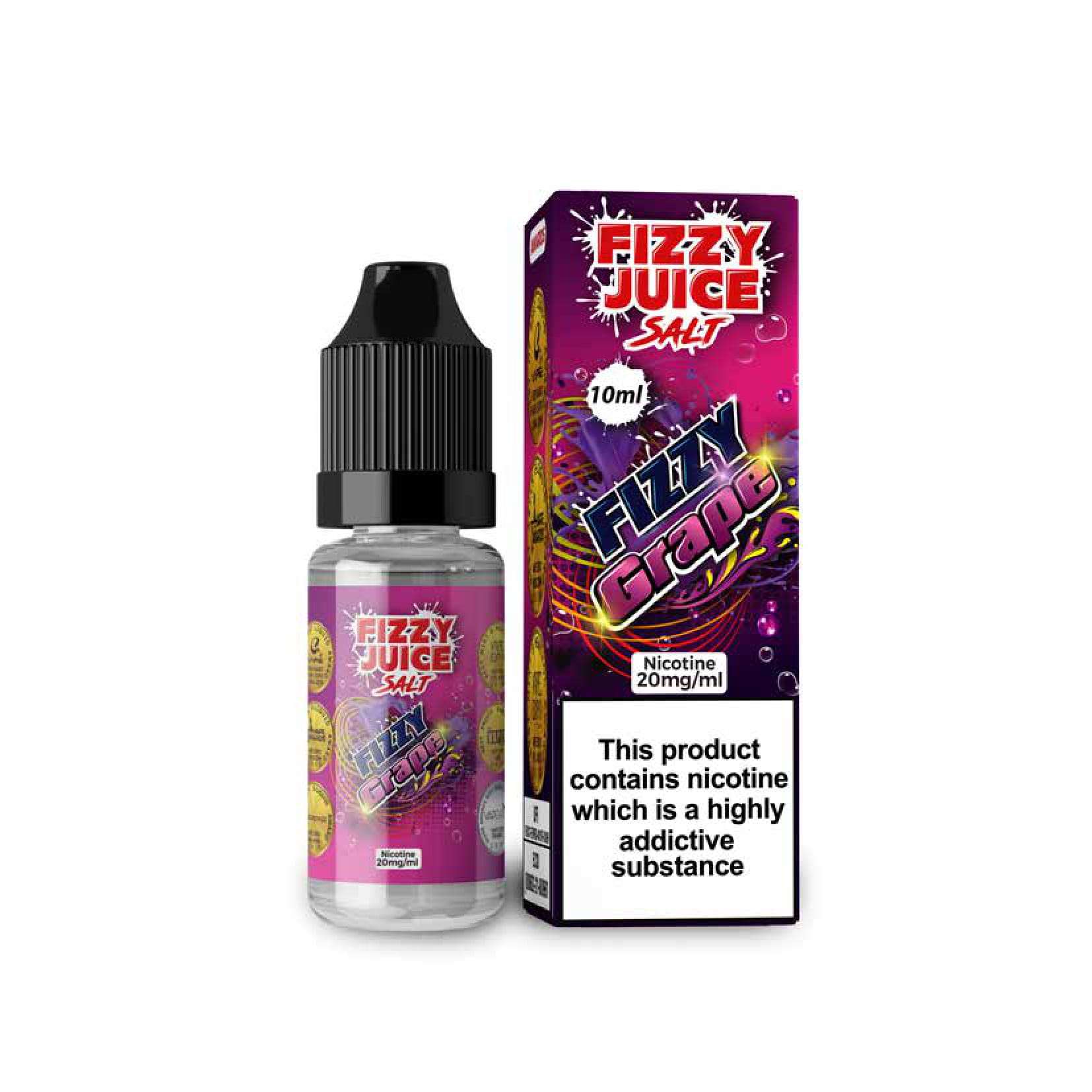 Grape Nic Salt E-Liquid by Mohawk Fizzy Juice Salt 10ml