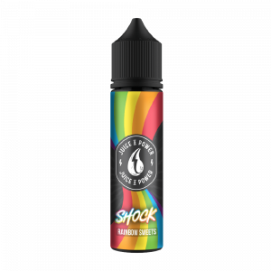 Juice N Power E Liquid - Shock Rainbow Sweets - 50ml