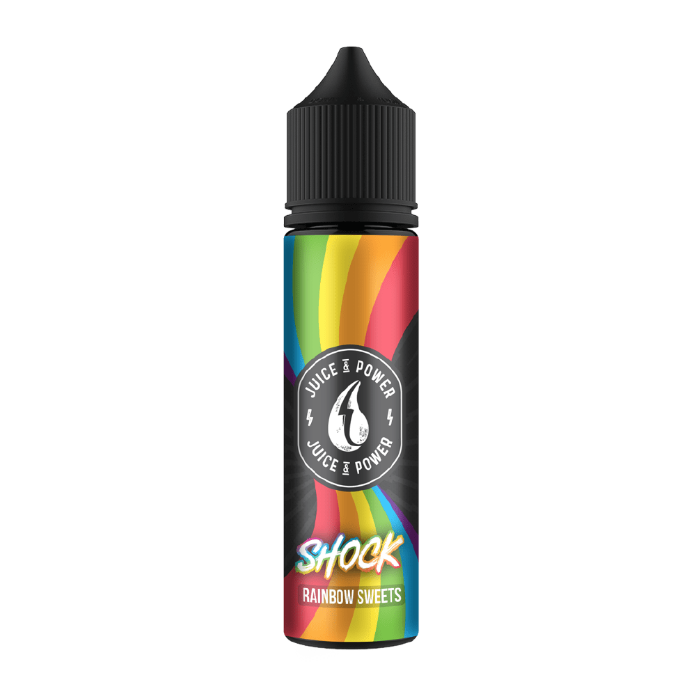  Juice N Power E Liquid - Shock Rainbow Sweets - 50ml 